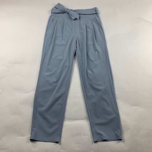 Athleta Sky Blue Ultra Lightweight Belted Skyline Pant 4 - Picture 1 of 6